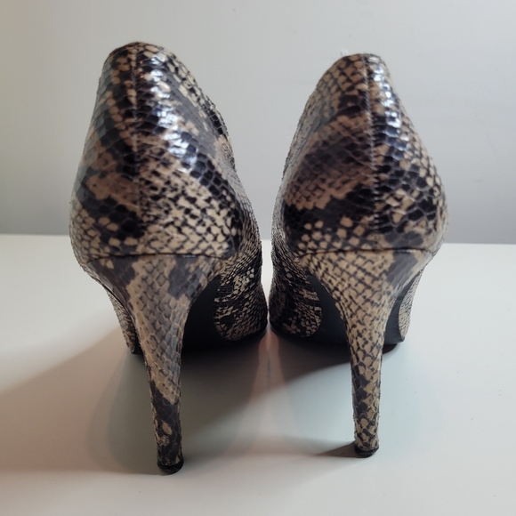 Penny Loves Kenny Snake Print Stiletto Pump Size Women's 6.5 - Picture 4 of 10